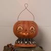 Bethany Lowe Magic Pumpkinny Lantern, Paper Mache New! 2 Bethany Lowe Magic Pumpkinny Lantern, Paper Mache New!