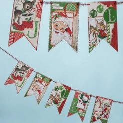 Bethany Lowe Jolly Retro Christmas Garland