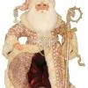 Karen Didion Elegant Pink Santa New!