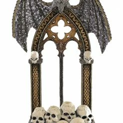 Katherine's Collection New! Medieval Skull & Dragon Candle Holder