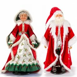Katherine's Collection Snow Day Santa & Mrs. Claus
