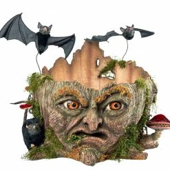 Katherine's Collection Walter Woodard Tree Stump Candy Container New!