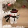 Bethany Lowe Raggedy Pants Little Snowman Ornament