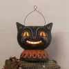 Bethany Lowe New! Magic Catty Jack Lantern, Paper Mache 1 Bethany Lowe New! Magic Catty Jack Lantern, Paper Mache