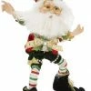 Mark Roberts Candy Cane Elf - 13" 1 Mark Roberts Candy Cane Elf - 13"