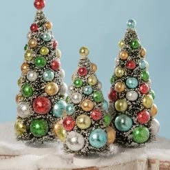 Bethany Lowe Merry & Bright Bottle Brush Trees