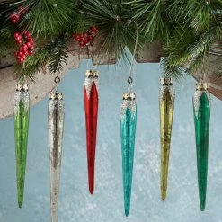 Bethany Lowe Mini Jolly Icicle Ornaments