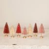 Bethany Lowe Mini Valentine Bottle Brush Trees New!