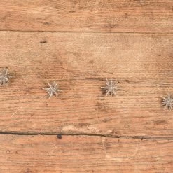 Ragon House Moravian Star Garland, Champagne Glittered New!