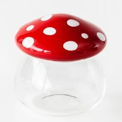 One Hundred 80 Degrees Kitschy Toadstool Jar