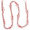 Raz Peppermint Ball Garland, Satin Silk Wrap