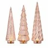 Raz Pink Mercury Glass Trees With Lights 1 Raz Pink Mercury Glass Trees With Lights