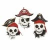 TheHolidayBarn.com Pirate Skull Ornaments