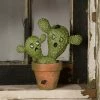 Bethany Lowe Potted Ghostly Cacti New! 2 Bethany Lowe Potted Ghostly Cacti New!