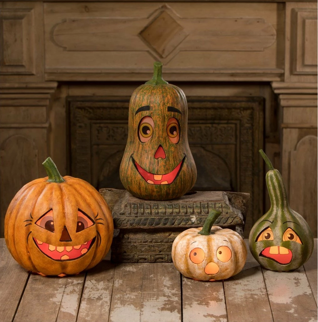 Bethany Lowe Grouchy Gourd Luminary 4 Bethany Lowe Grouchy Gourd Luminary