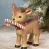 Bethany Lowe New! Retro Reindeer With Candy Cane 1 Bethany Lowe New! Retro Reindeer With Candy Cane