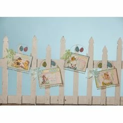 Bethany Lowe Retro Spring Post Card Ornaments