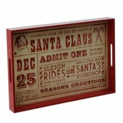 Raz Santa's Ticket Tray