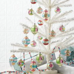 Raz New! Silver Tinsel Tree, 36