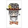 Mary Lake-Thompson Skeleton With Funny Glasses Towel 2 Mary Lake-Thompson Skeleton With Funny Glasses Towel