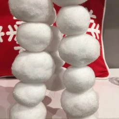 Raz New! Snowball Garland