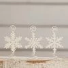 Bethany Lowe Snowflake Card Holders, Set Of 3
