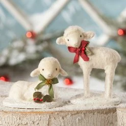 Bethany Lowe Sweet Christmas Lambs New!