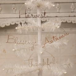 Bethany Lowe Cursive Fall Word Ornaments