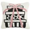 TheHolidayBarn.com Tiffany's Gifts Hooked Pillow Christmas