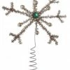 ShiShi Tinsel Snowflake Tree Topper New!