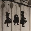 Bethany Lowe Trick-or-Treater Silhouette Ornaments