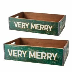 Raz Christmas Crates