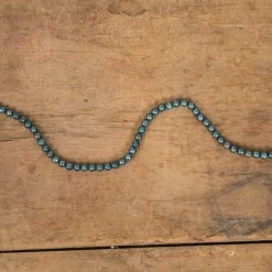 Ragon House Christmas Vintage Blue Bead Garland