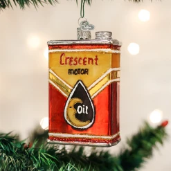 Old World Christmas Vintage Oil Can Ornament