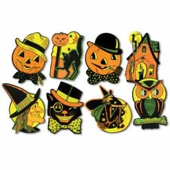 Beistle Vintage Reproduction Halloween Cutouts Beistle Vintage Halloween