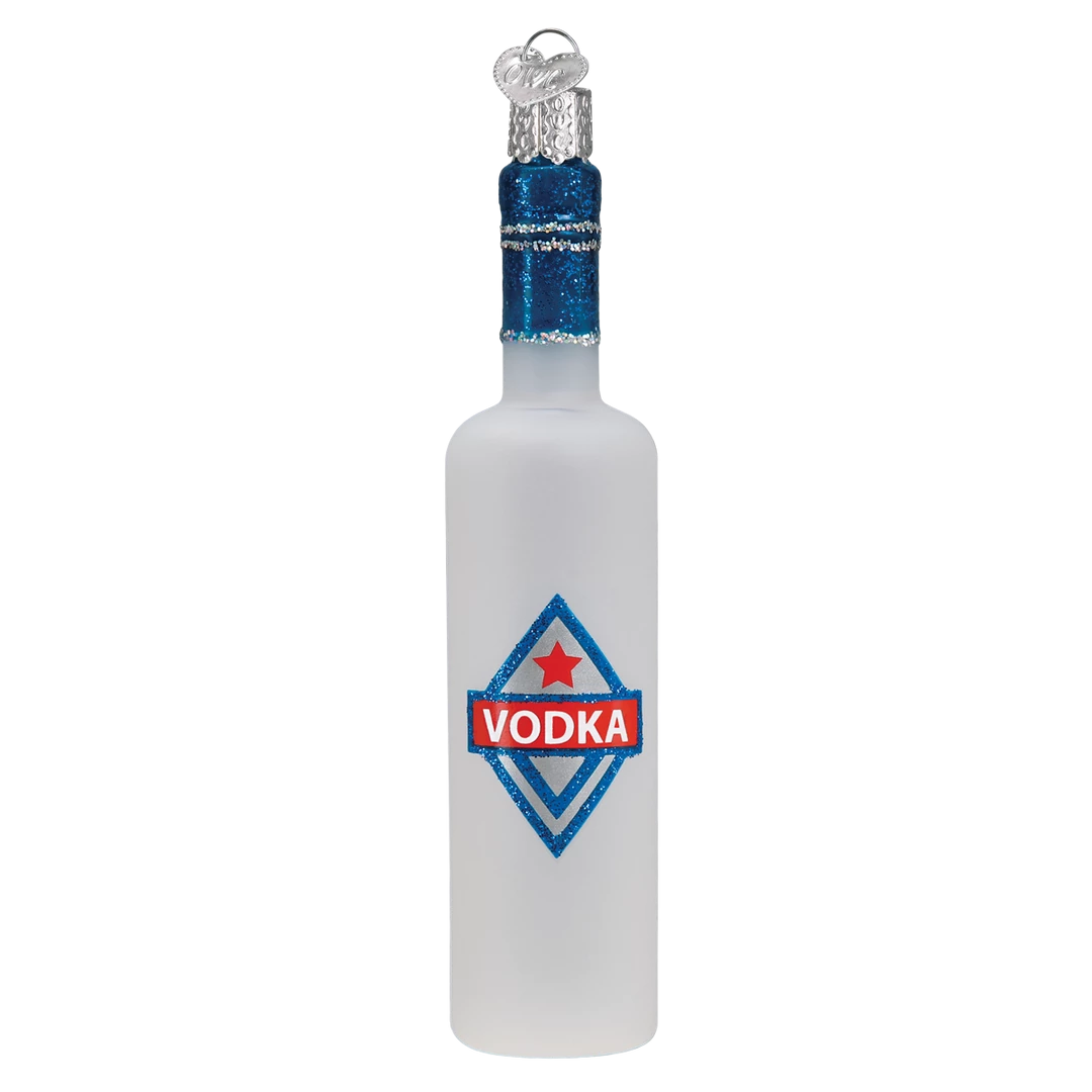 Old World Christmas Vodka Bottle Ornament New! 3 Old World Christmas Vodka Bottle Ornament New!