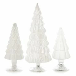 Cody Foster White Candy Glass Trees New!