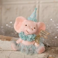 Bethany Lowe New! White Elephant Sale Figurine