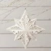 Bethany Lowe Winter White Paper Snowflake Ornament