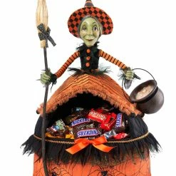 Katherine's Collection Lylah Witch Candy Container New!