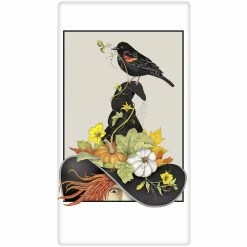 Mary Lake-Thompson Witch's Harvest Hat Towel New!